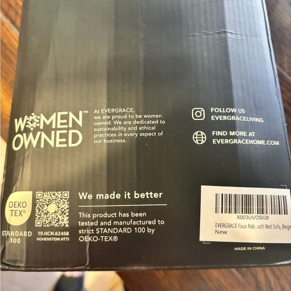 EVERGRACE Faux Rabbit Fur Throw Blanket 60x80 Beige Plush Reversible Velvet - Picture 10 of 15